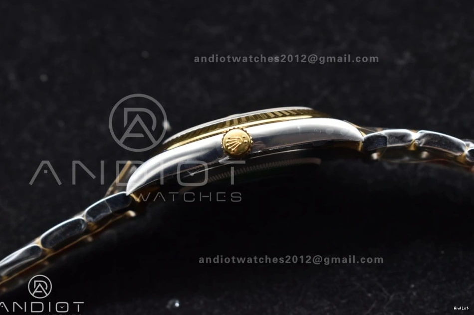 Edition Clean YG Steel 41 Dial on 904L Black 1:1 Bracelet Oyster SS DateJust Stick VR3235 126333 Best 0402